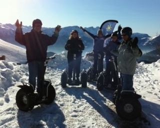  Momentos de alegría en Morzine en Segway 